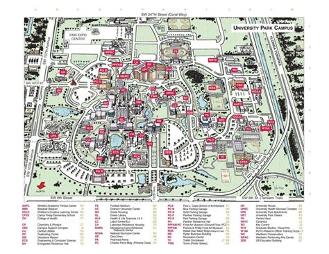 Fiu Biscayne Campus Map - Tourist Map Of English