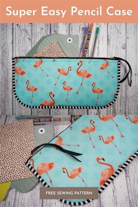 Super Easy Pencil Case FREE sewing pattern - Sew Modern Bags