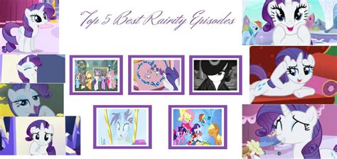 My Top 5 Best Rarity Episodes Meme by gxfan537 on DeviantArt