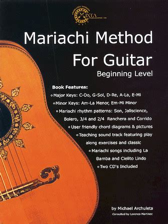 Mariachi Method for Guitar - Beginning Level • English Edition Guitar Educational (695717) by ...