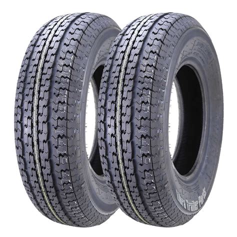 2 New Premium WINDA Trailer Tires ST 205 75R15 / 8PR Load Range D Steel Belted w/Scuff Guard ...