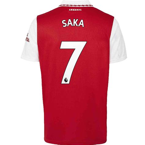 2022/23 Kids adidas Bukayo Saka Arsenal Home Jersey - SoccerPro