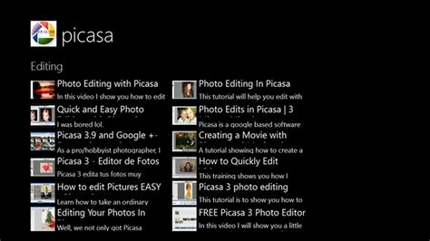 User Guide Picasa for Windows 8 and 8.1