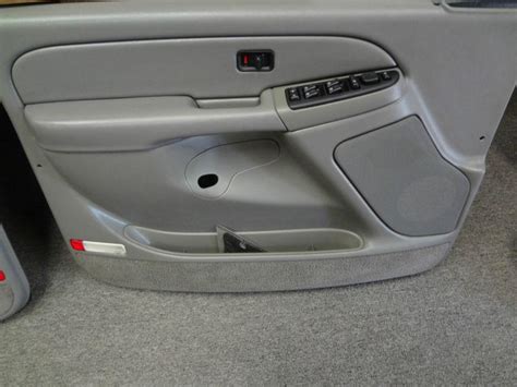 Purchase 2003, 2004, 2005, 2006 Chevy Silverado Sierra Front Door Panels - Grey in Oceanside ...