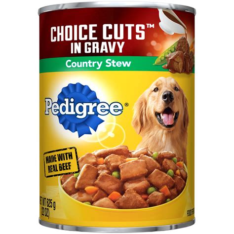 Pedigree Choice Cuts in Gravy Canned Wet Dog Food Country Stew, 22 oz ...