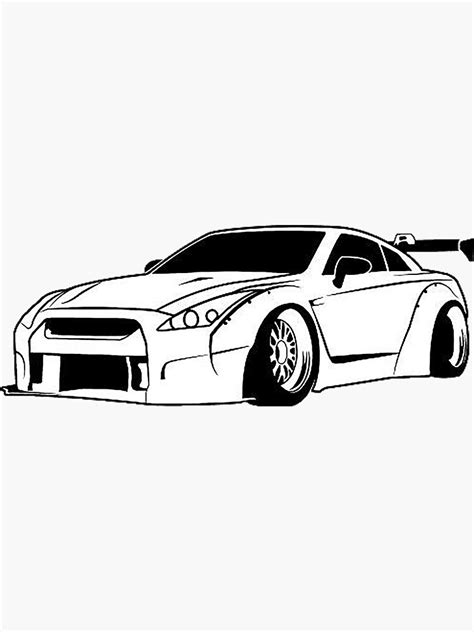 "Nissan GT-R Logo " Sticker for Sale by Teesigned | Redbubble