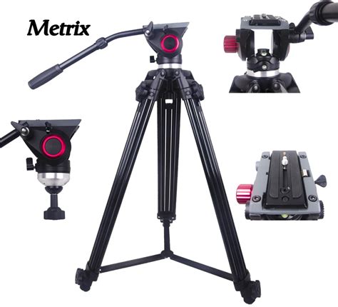 MTX718 Professional Tripod camera tripod Video Tripod Dslr VIDEO Tripod Fluid Head Damping PK ...