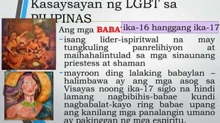 QUARTER 3 - LESSON 2- Gender roles sa Pilipinas.pptx