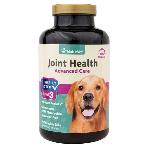 NaturVet Joint Health Time Release Level-3 Supreme Hip & Joint Dog ...