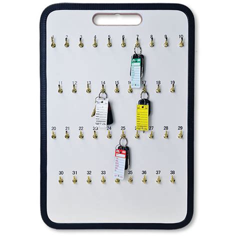 38-Hook Portable Key Storage Board | Automotive Key Control Boards