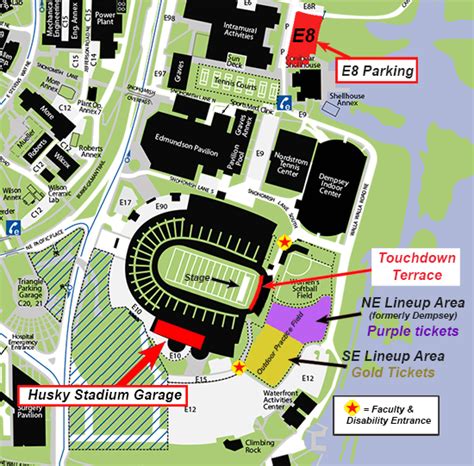 Husky Stadium Seating Plan | Elcho Table