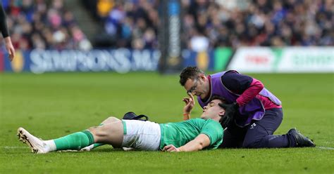 Ireland's Garry Ringrose given oxygen on pitch after horror incident in ...