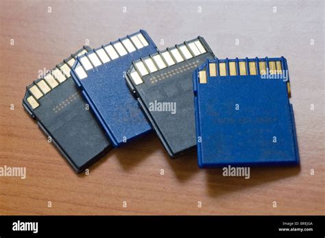 SD cards with flash memory for cameras and electronic devices Stock Photo - Alamy