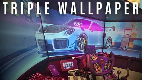 Create Perfect Triple Monitor Wallpapers For Your Sim Racing Setup! - YouTube