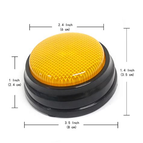 Recordable Answer Buzzer Talking Button/sound Button With Led Light ...