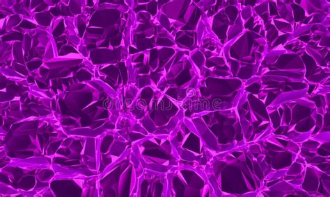 3D Abstract Purple Amethyst. Crystal Background Stock Illustration - Illustration of luxury ...