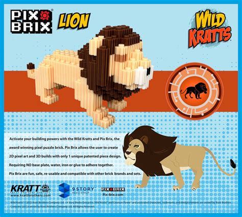 Lion - Wild Kratts – Pix Brix