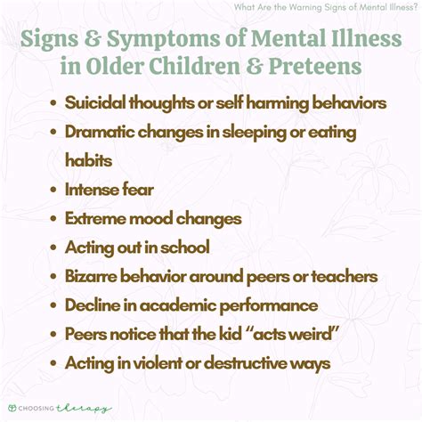 How to Identify the Warning Signs of Mental Illness