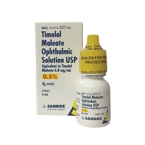 Timolol Maleate Ophthalmic Eye Drops Age Group: Suitable For All Ages at Best Price in Surat ...