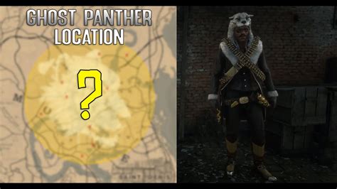 Legendary Ghost Panther Location In Red Dead Online! - Ghost Panther Garment RDR2 - YouTube