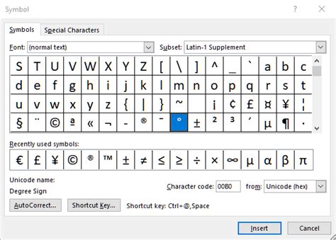 How to Insert the Degree Symbol in Microsoft Word - Make Tech Easier