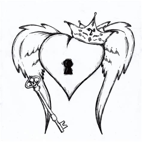 Pencil Drawing Heart at GetDrawings | Free download