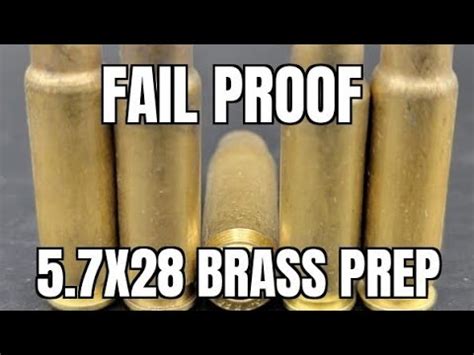FAIL PROOF 5.7X28 BRASS PREP #reloading #burstfire #ammo - YouTube