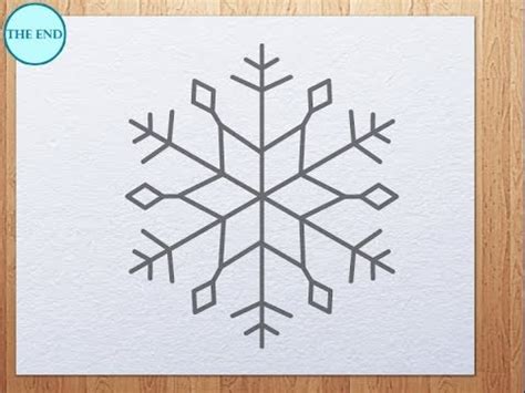 How To Draw A Snowflake