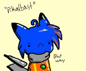 Sonic-Pikachu fusion. Just why. - Drawception