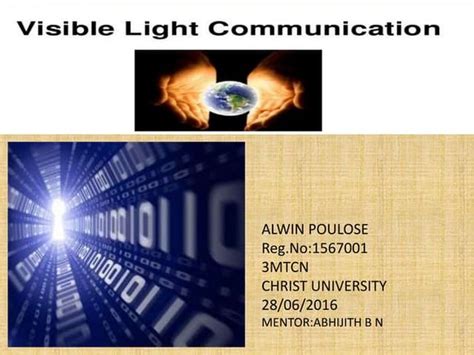 Visible light communication | PPT