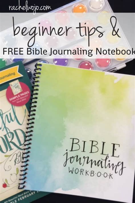 Beginner Tips and Free Bible Journaling Workbook - Rachel Wojo