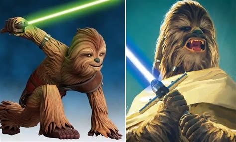 ALL of the Wookiee Jedi in Star Wars and Their Remarkable Lightsabers ...