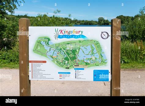 Map of kingsbury water park hi-res stock photography and images - Alamy