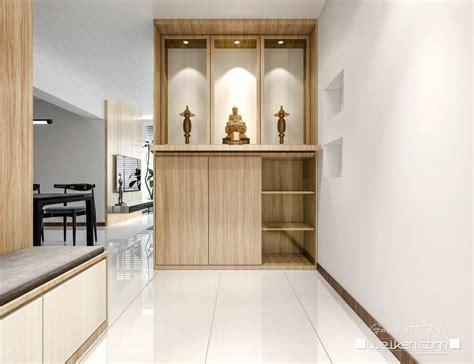 HDB Altar Design Ideas You Must Check In 2024 - Weiken Interior Design