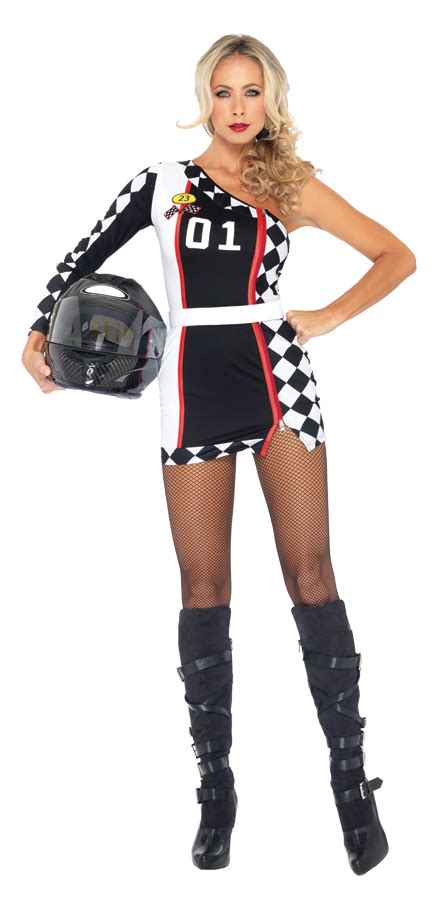 Women's Race Car Driver Costume - CostumePub.com