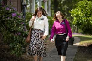 Sister Missionaries Walking in Georgia