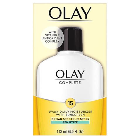 Olay Complete Lotion Moisturizer with SPF 15 Sensitive Skin Fragrance ...