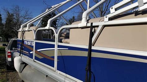 How to Make a Homemade Pontoon Boat Cover Support System