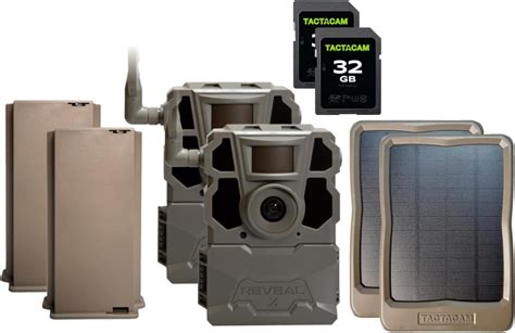 TACTACAM Reveal X 2.0 LTE Trail Camera with Solar Panel, Lithium ...