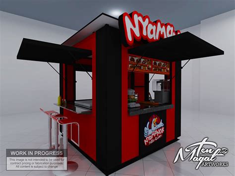 Outdoor Kiosk Design: Nyamanok on Behance