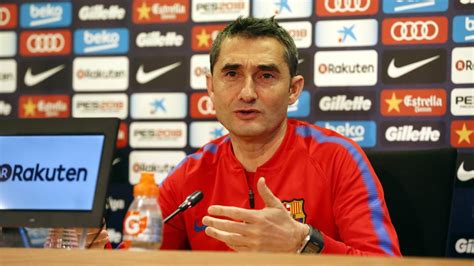 What Ernesto Valverde said at his pre-game press conference