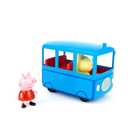 PEPPA PIG MISS Rabbit's School Bus with Figure £7.95 - PicClick UK