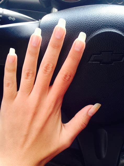 Natural long nails | Natural nails, Long natural nails, Long nails