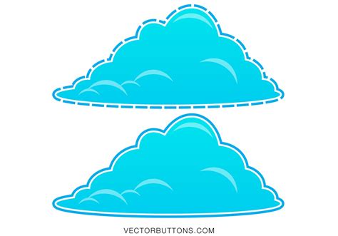 Free Cool Blue Fluffy Clouds Vectors from Vecteezy!