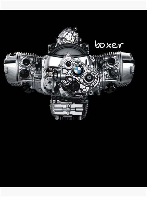 "Boxer Engine Logo" Poster by mantrithesan | Redbubble