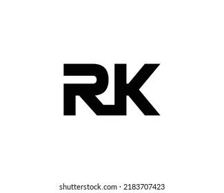 Rk Logo Design Vector Template Stock Vector (Royalty Free) 2183707423 ...