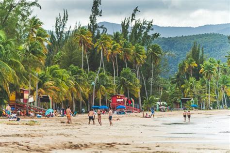 People Enjoying Activities at Luquillo Beach Puerto Rico Editorial Photography - Image of ...