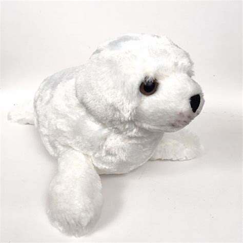 Baby Harp Seal Plush Stuffed Animal | One Treasure