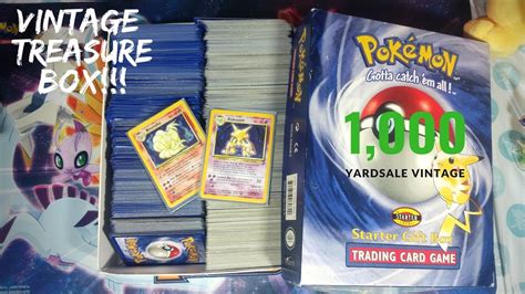 Opening A Vintage Pokemon Card Yard Sale Box!! (part 1) - YouTube