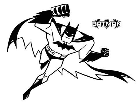 Free Batman drawing to download and color - Batman Kids Coloring Pages